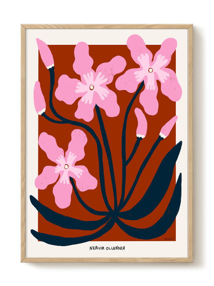 Madelen - Nerum Oliander - PSTR studio Kunst Poster