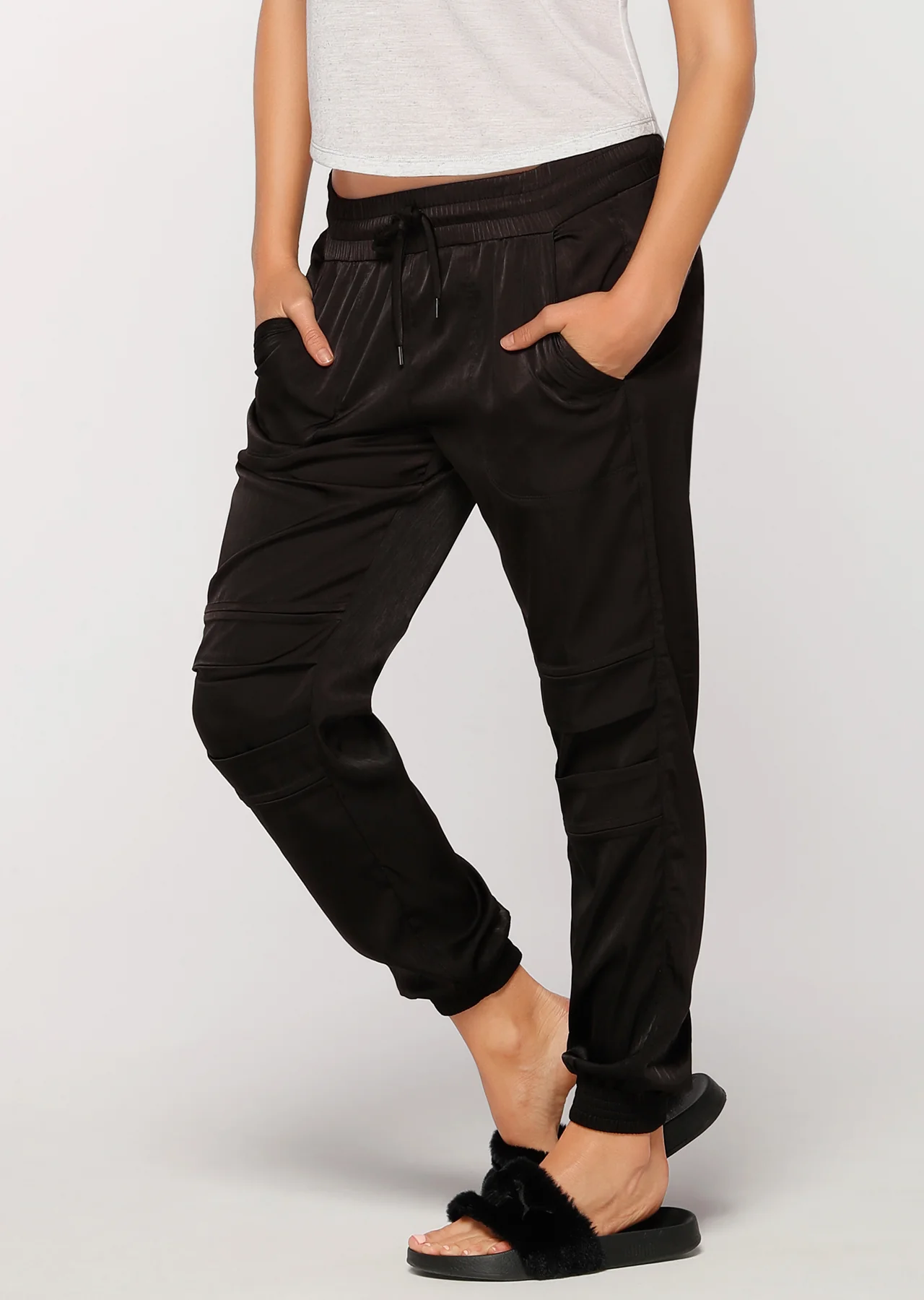 Silky Flashy F/L Pants