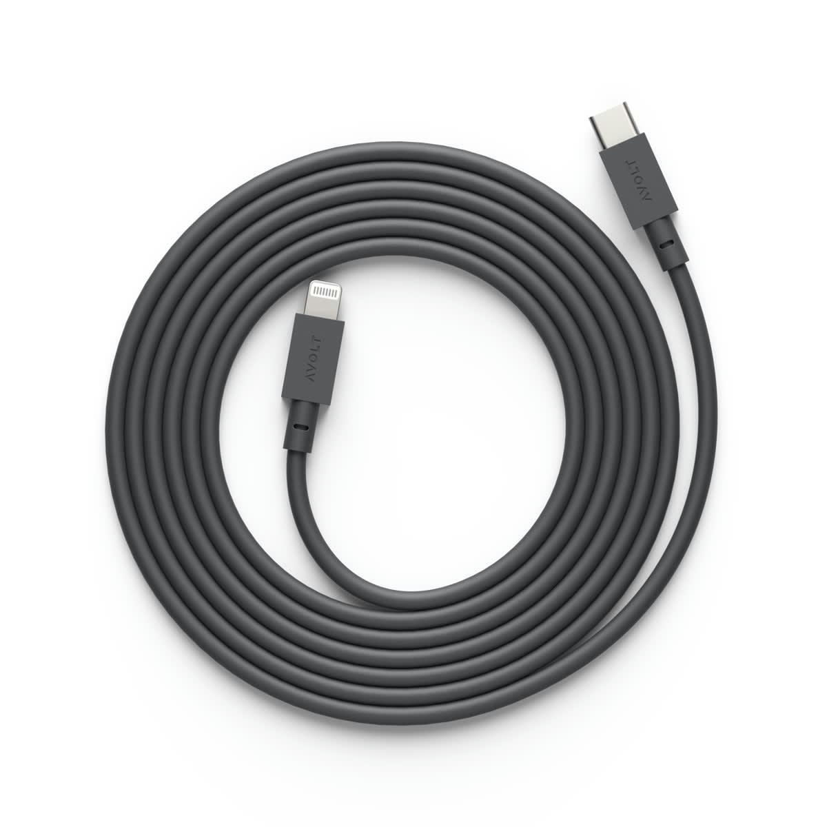 - Cable Iphone Cable 1 USB-c vers Lightning, 2mm Stockholm Black