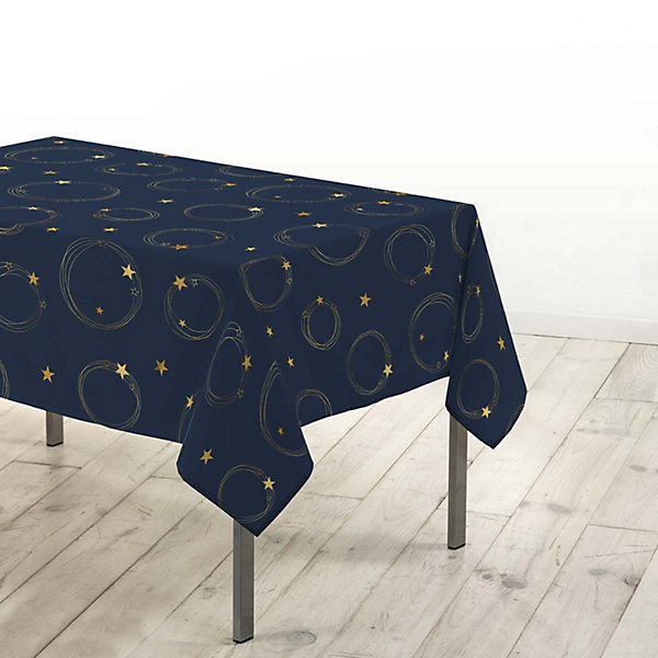 Nappe rectangulaire antitache et infroissable Etoiles scintillantes