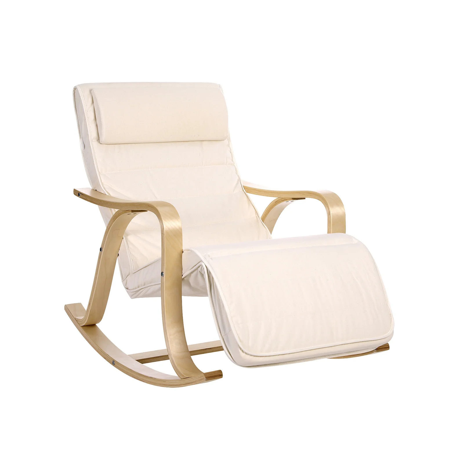 Fauteuil à bascule réglable sur 5 niveaux