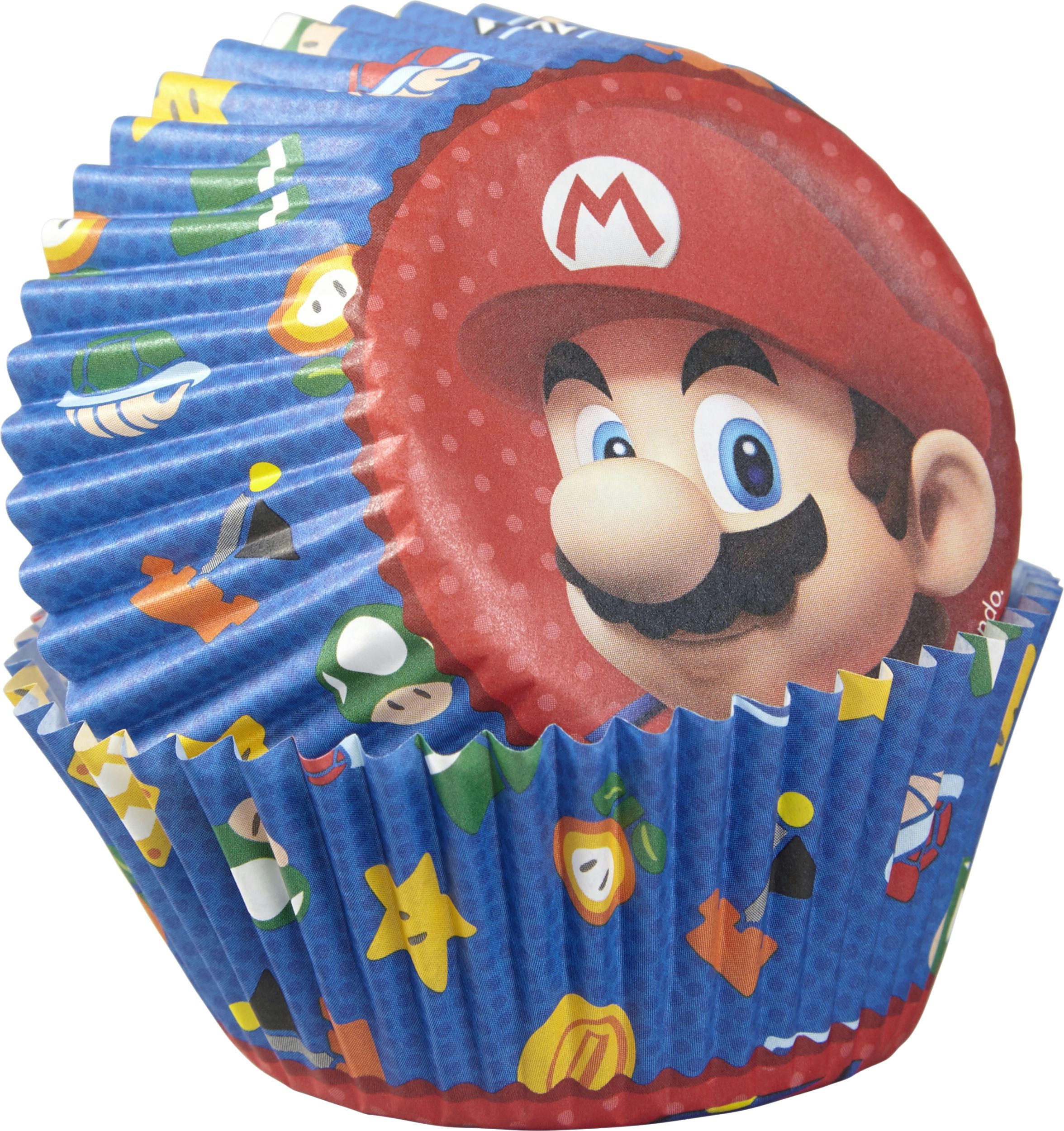 Wilton Super Mario Standard Cupcake Liners, 50-pk