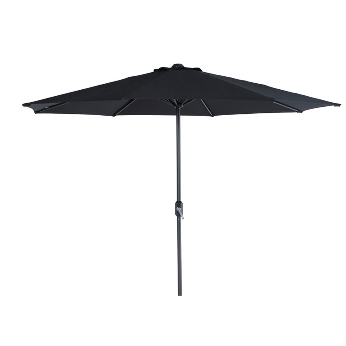 Garden Impressions stokparasol Lotus zwart - Ø300 cm