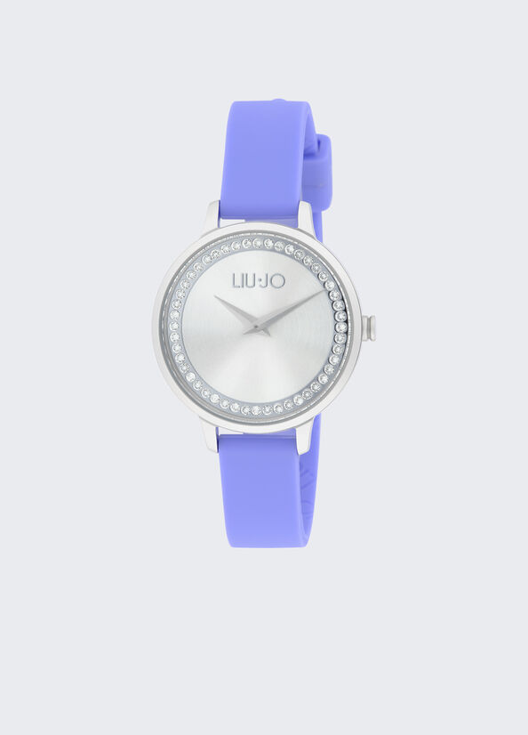 Orologio in silicone con brill