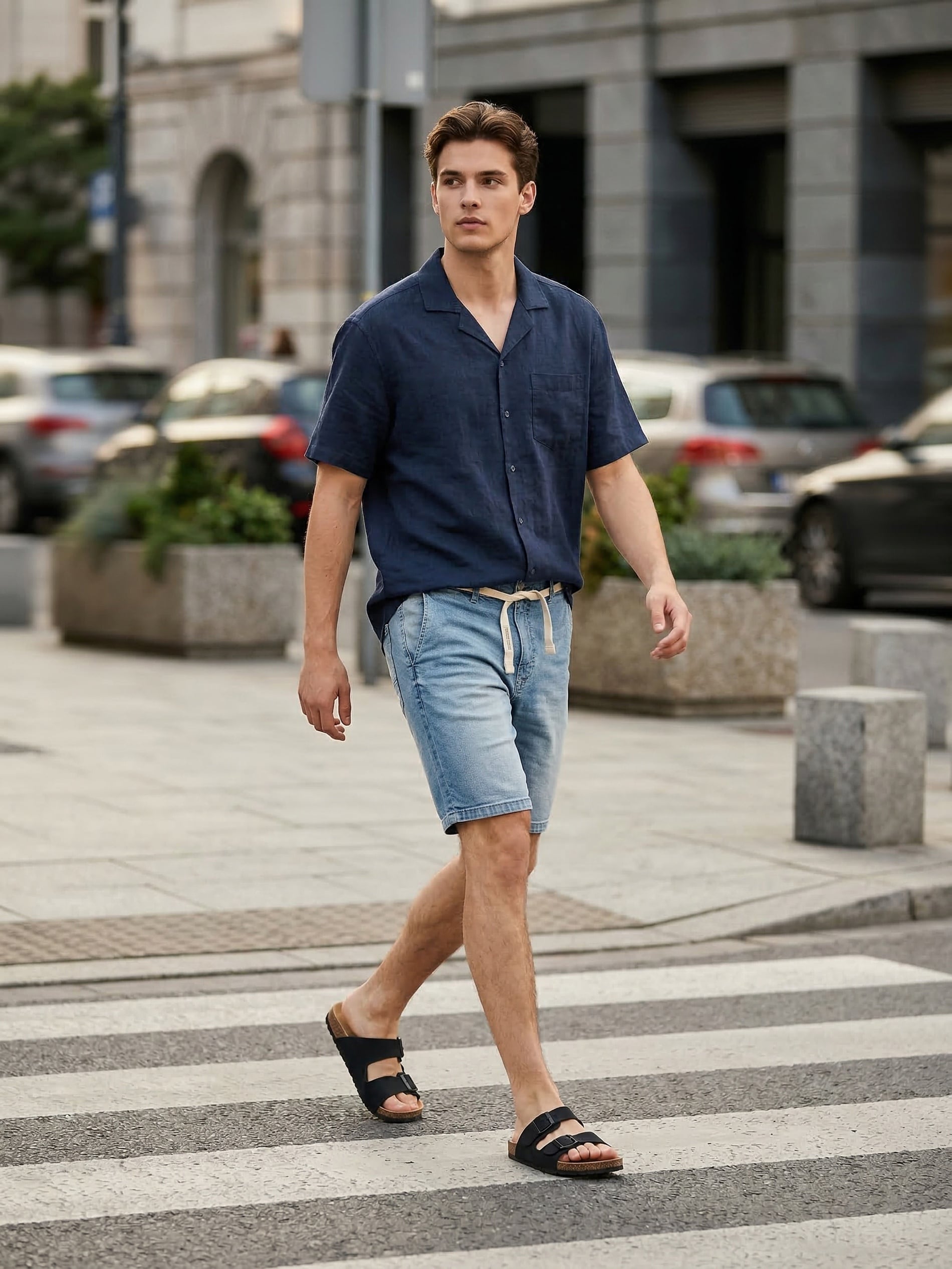 Szorty jeansowe slim