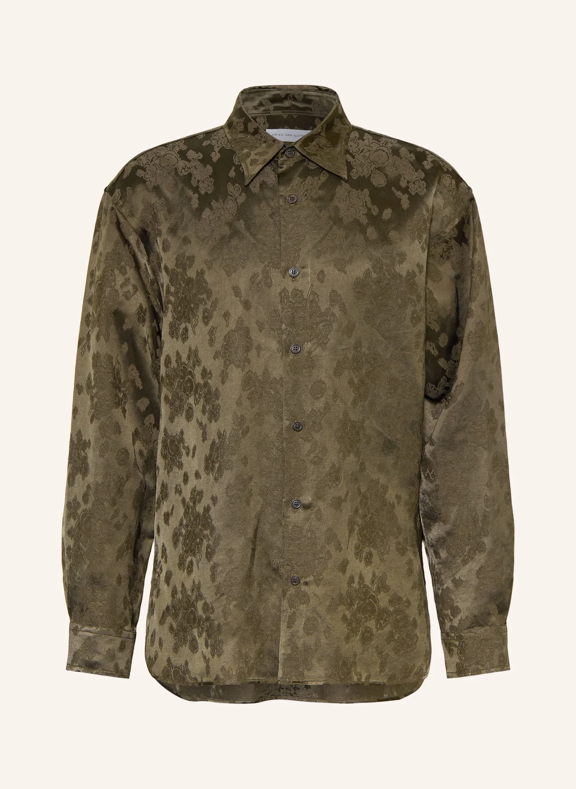 DRIES VAN NOTEN Jacquard-Hemd Comfort Fit