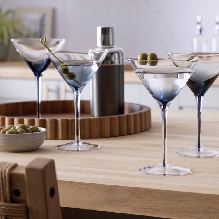 Habitat Stem Set of 4 Martini Glasses