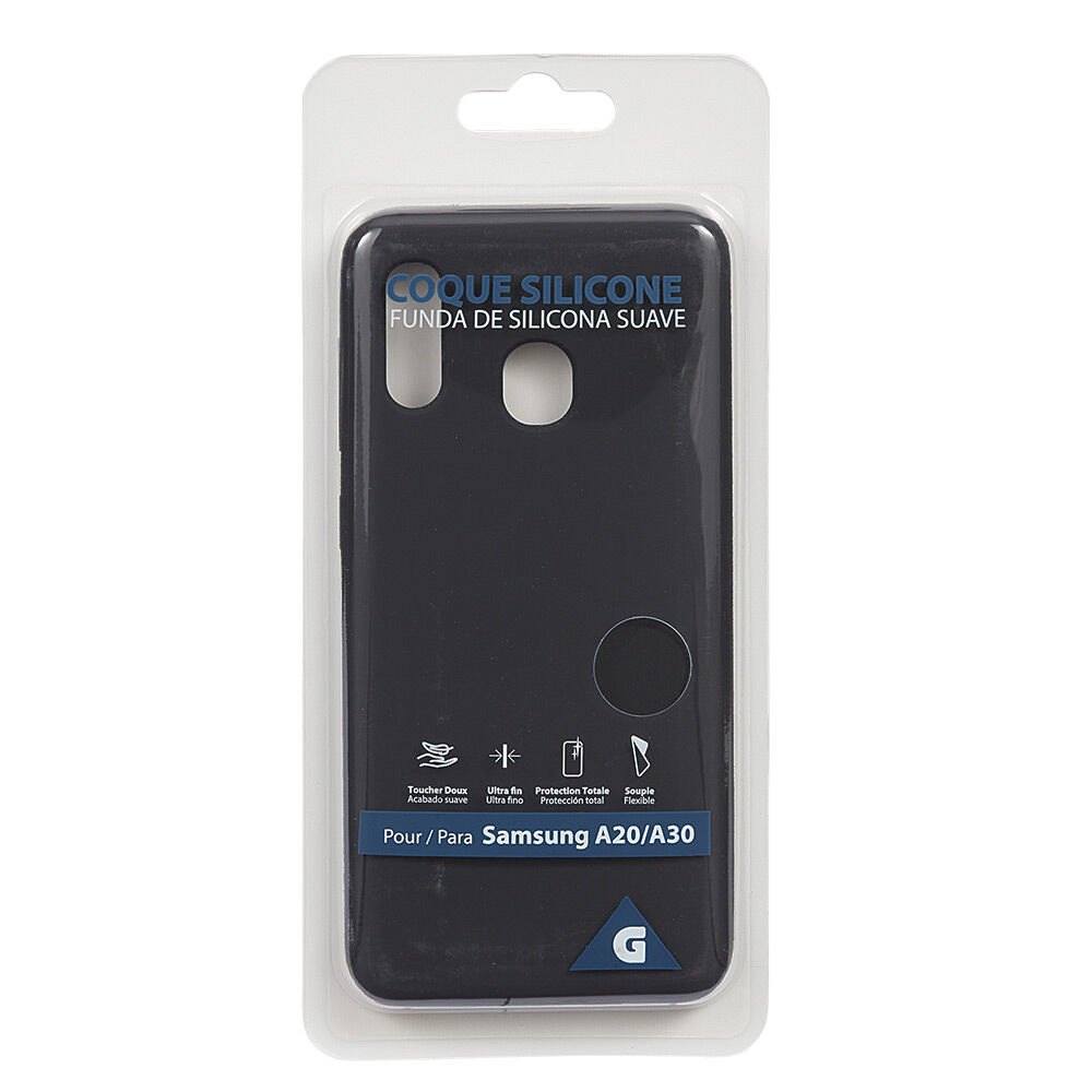 Coque en silicone Samsung A20 ou A30 noir