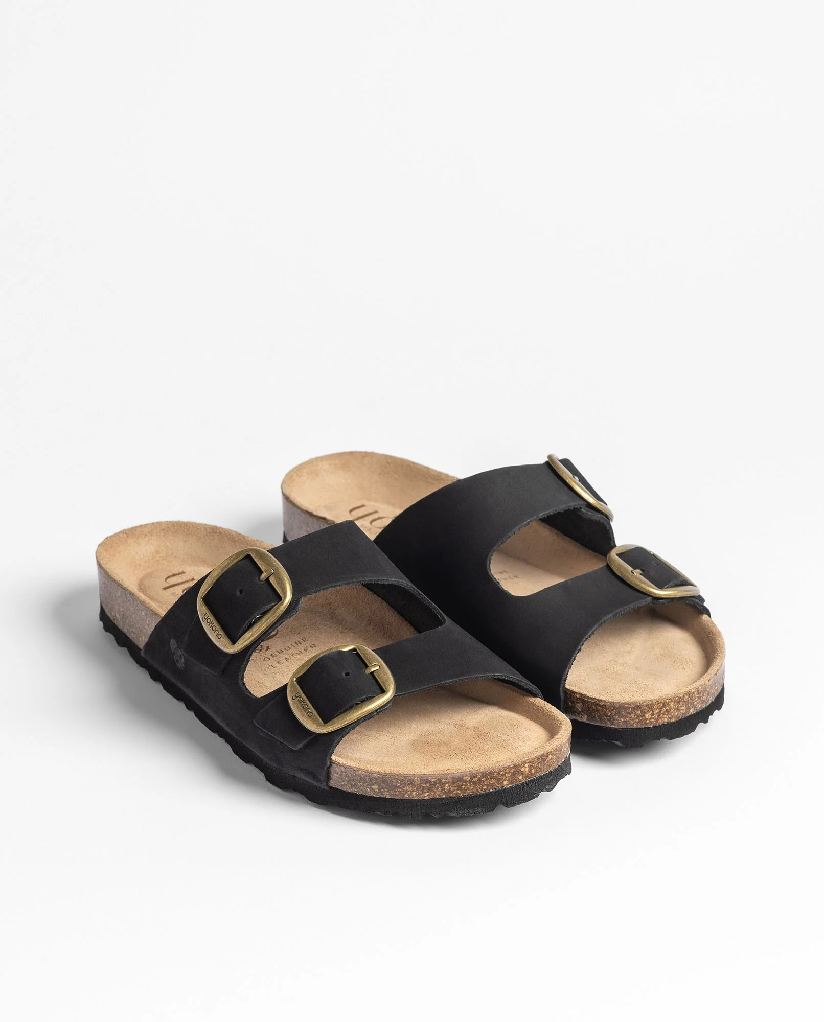 Sandalia plana GRANADA-701 negro