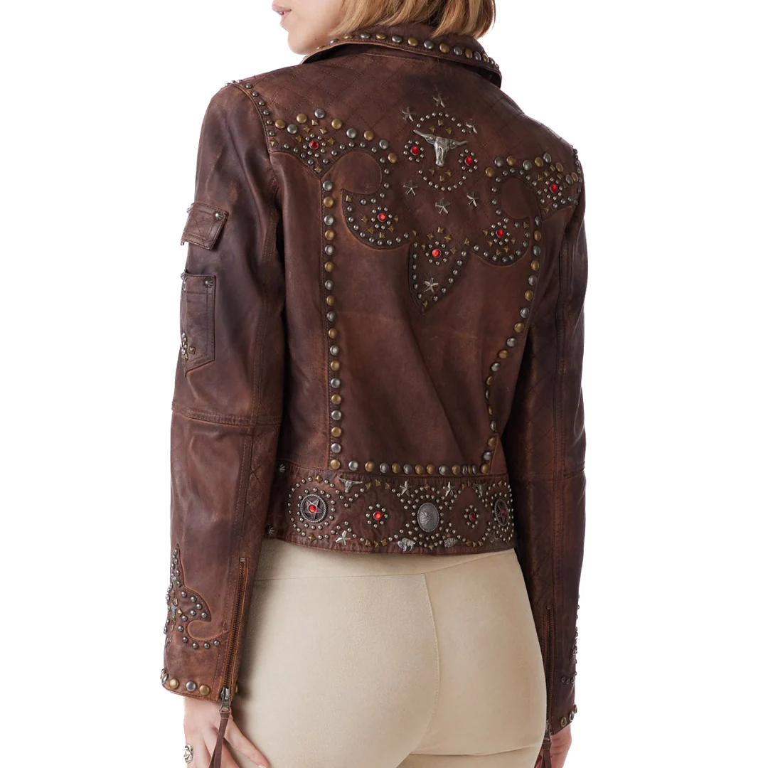 Женская кожаная куртка Double D Ranch Pecos Pete
