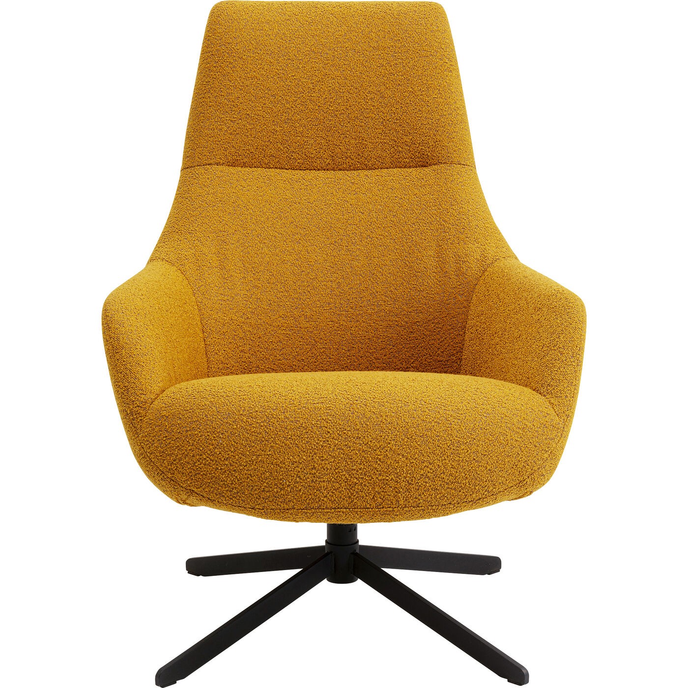 Kare Design Draaifauteuil Mimi geel