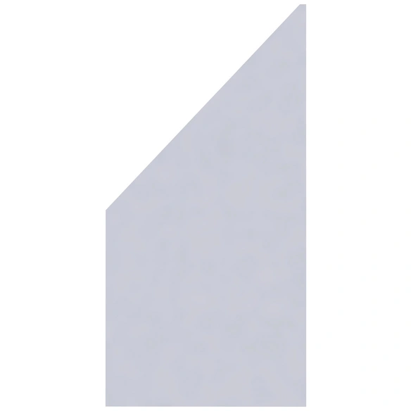 Abschlusselement »System GLAS«, Glas, HxL: 180 x 90 cm cm