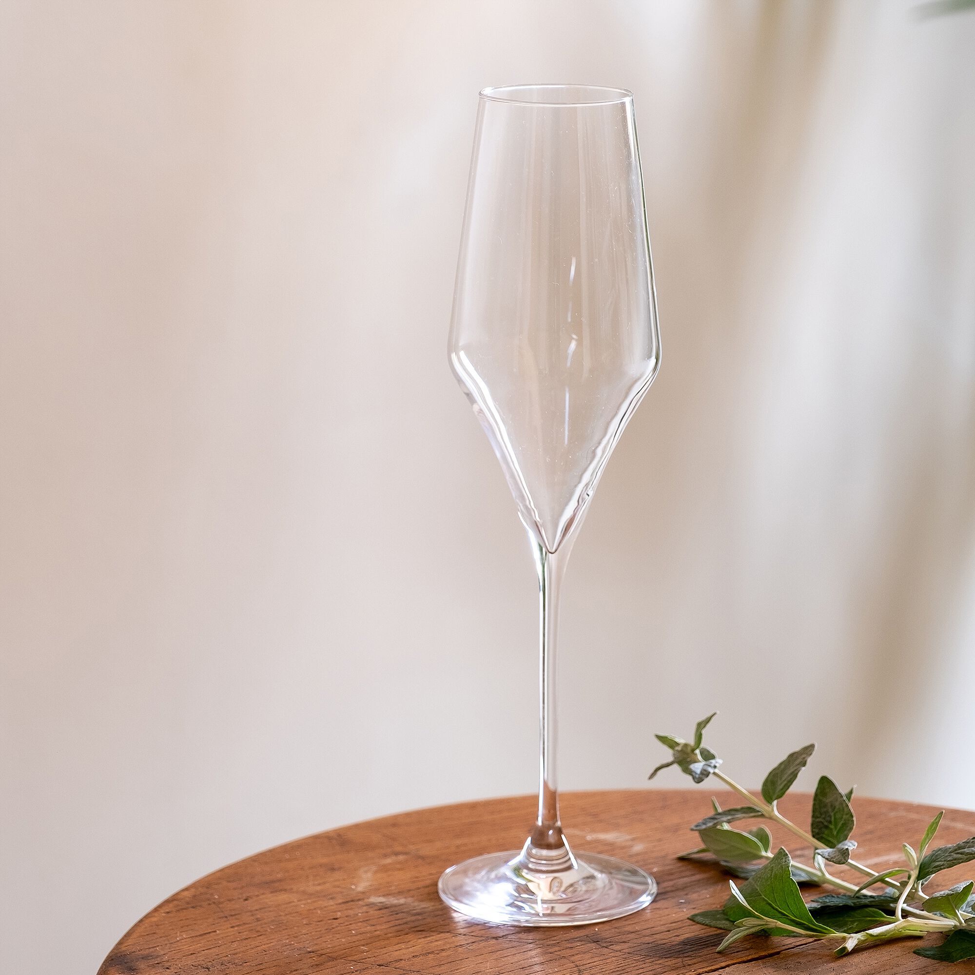 ARAM - Flûte à champagne en cristallin 22cl - transparent