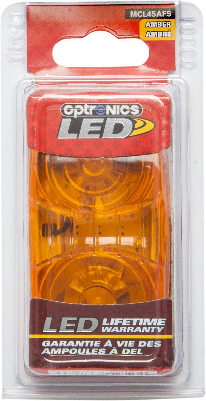 LED Oblong Clearance Marker/Light, 2-Bulb, Amber