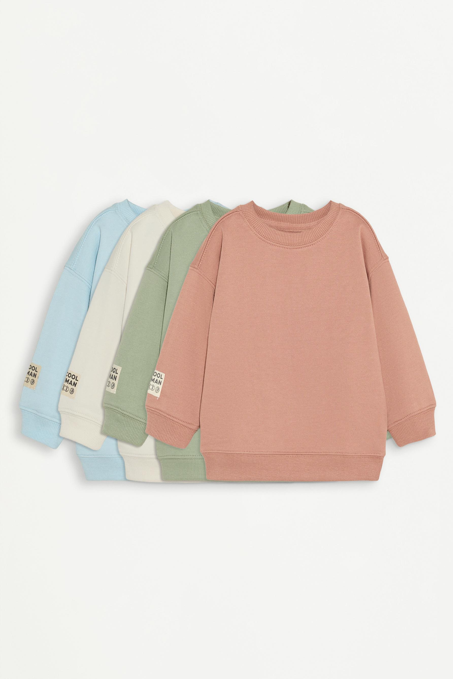 Pack 4 sudaderas lisas