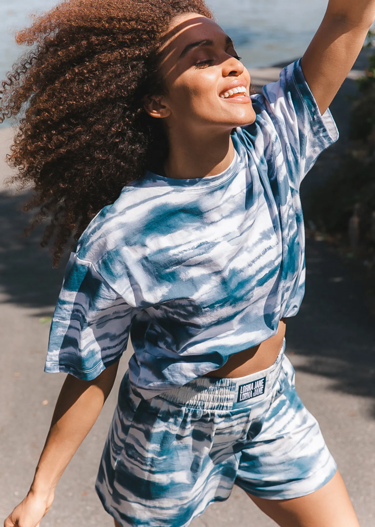 Tie Dye Cropped Tee