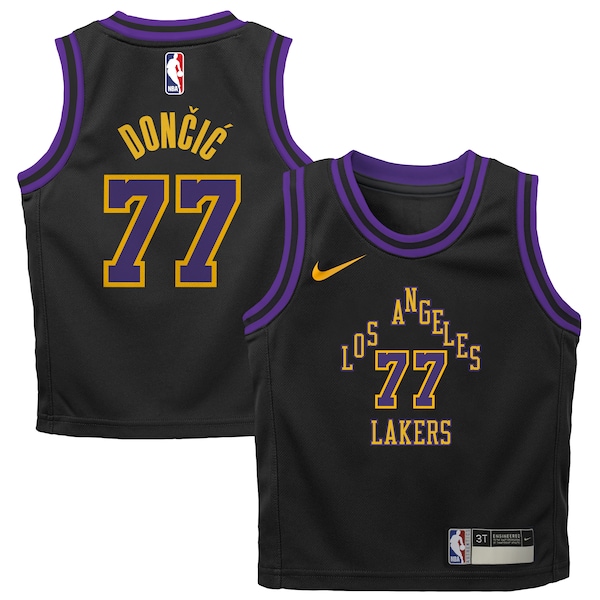 Luka Dončić Los Angeles Lakers Nike Preschool 2025/26 City Edition Swingman Jersey - Black