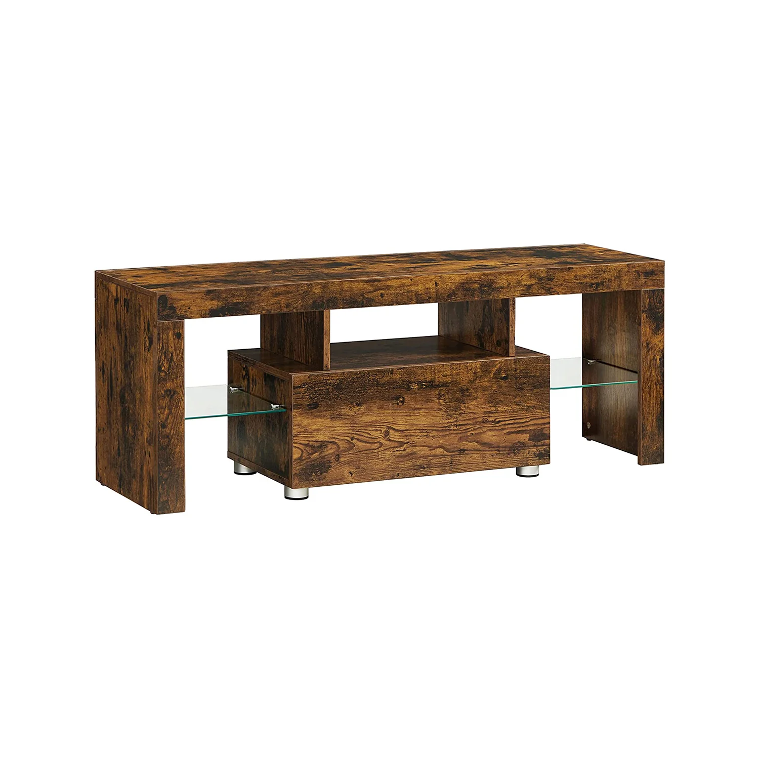 Meuble TV marron rustique
