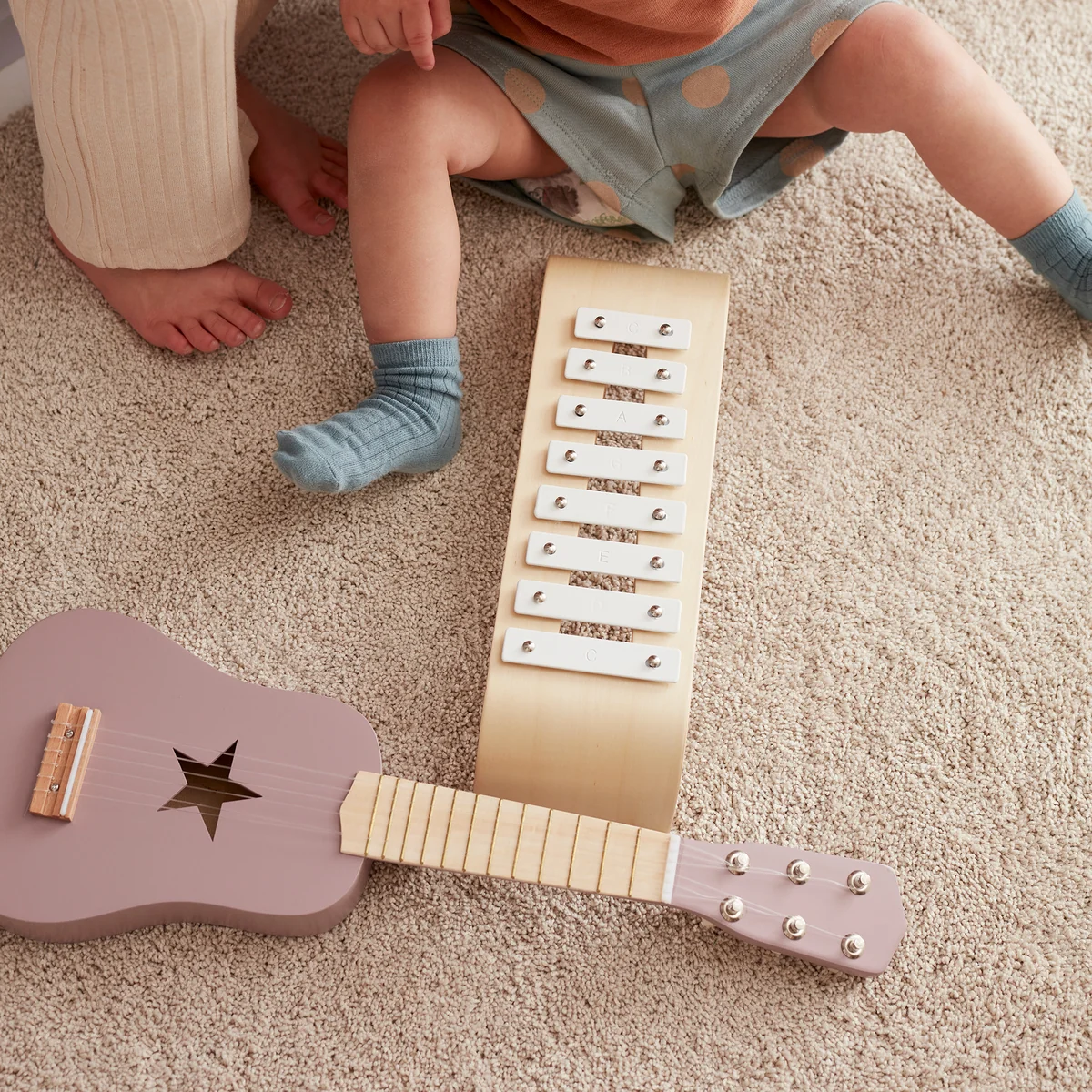 Kids Concept - Solid Star Kindergitarre, dunkelgrau