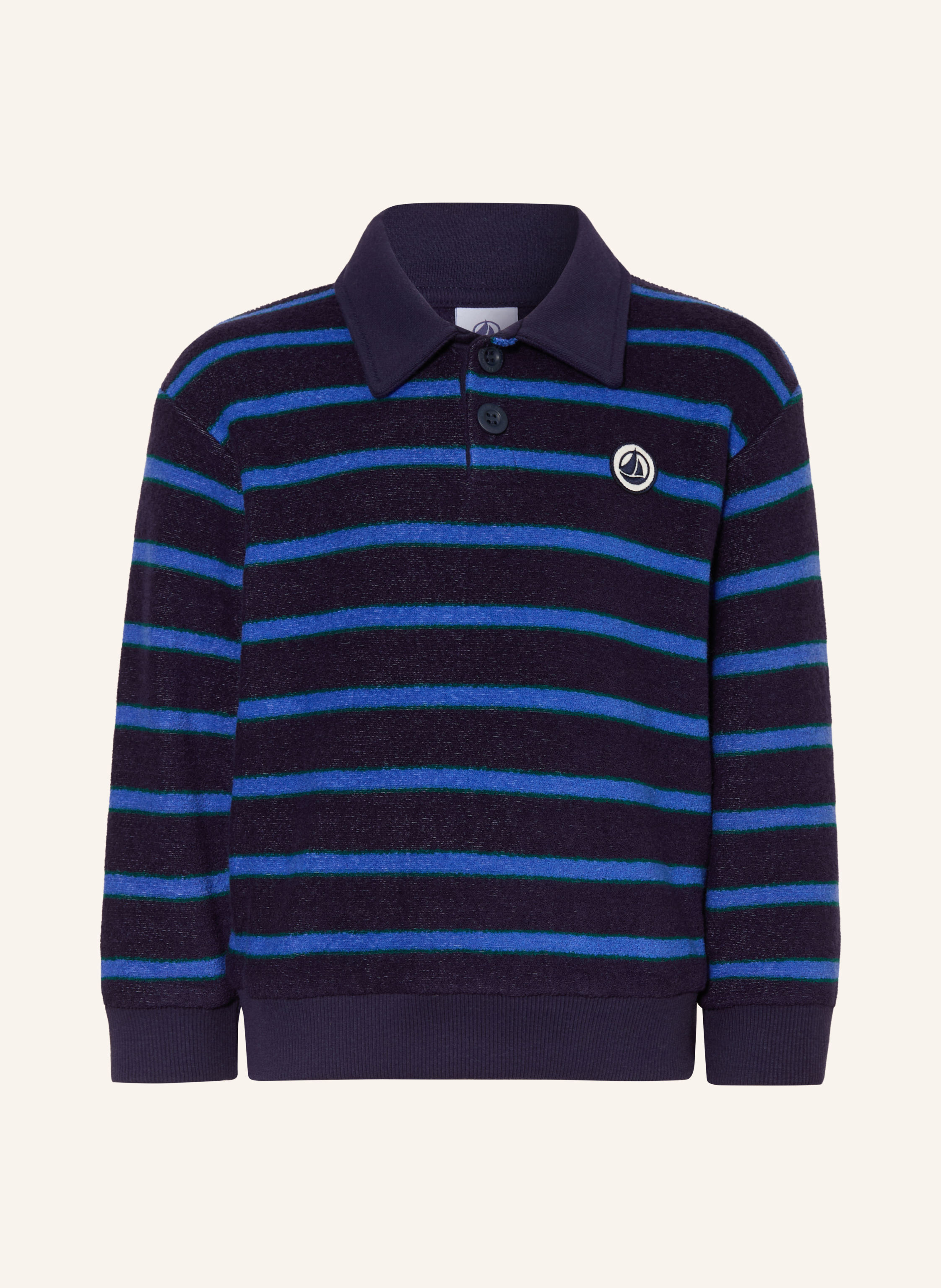 PETIT BATEAU Frottee-Poloshirt