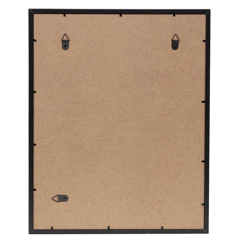 Cadre photo bois noir 39.8x49.5cm pour photo 30x40cm