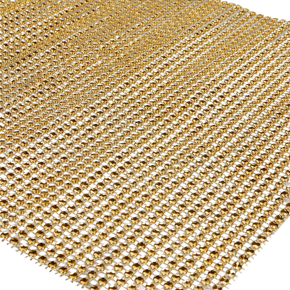 Set de table No&euml;l doré