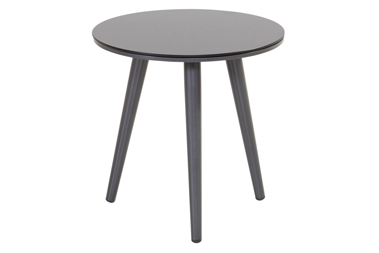 Hartman Bistrotafel Sophie Studio - Donkergrijs Aluminium - Ø45x40cm