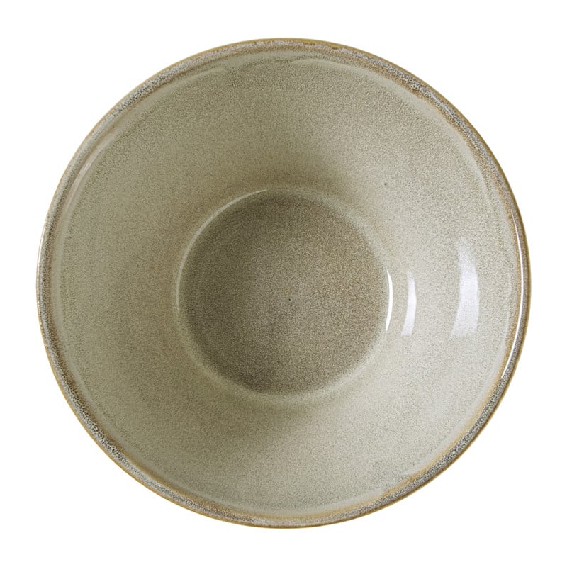 Schaal roots - oker - &Oslash;15.7x8.2 cm