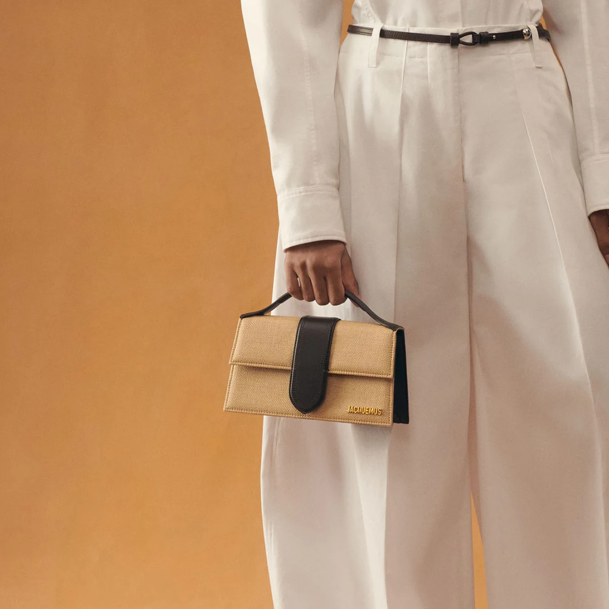 Jacouemus The long Bambino Long flap bag