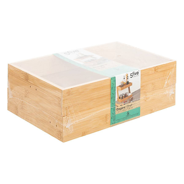 Organiseur 2 plateaux Grand modèle Bambou - 5Five