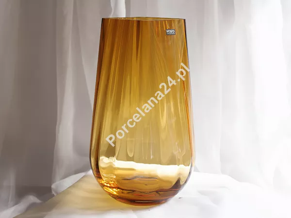 Wazon optyk pionowy 30 cm Krosno -Bursztyn 44.WA-D058-0300