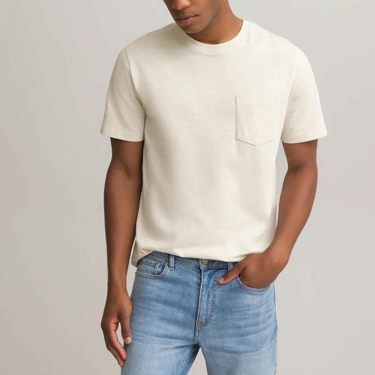 T-shirt col rond manches courtes