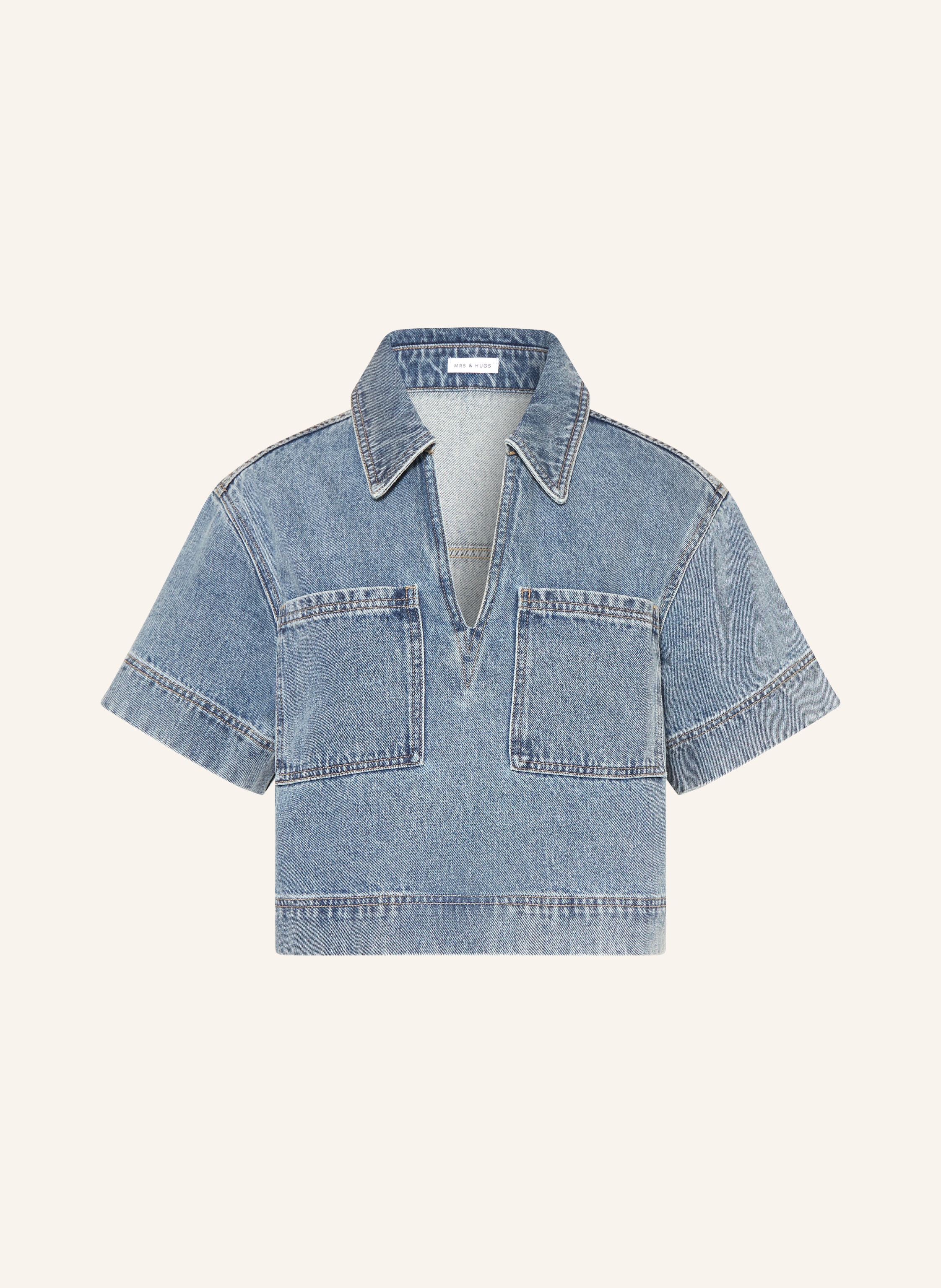 MRS & HUGS Jeansbluse