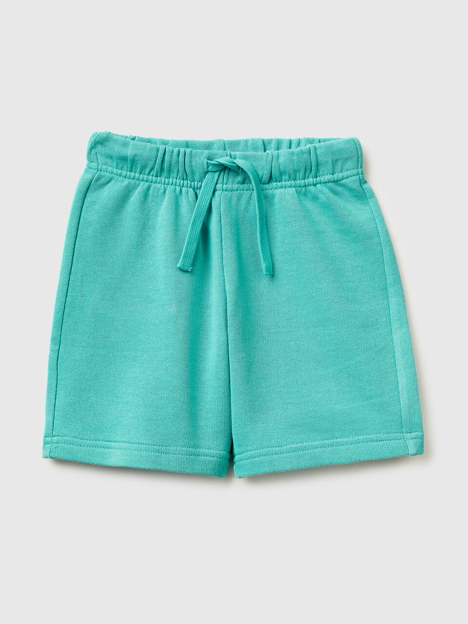 Cotton fleece bermuda shorts