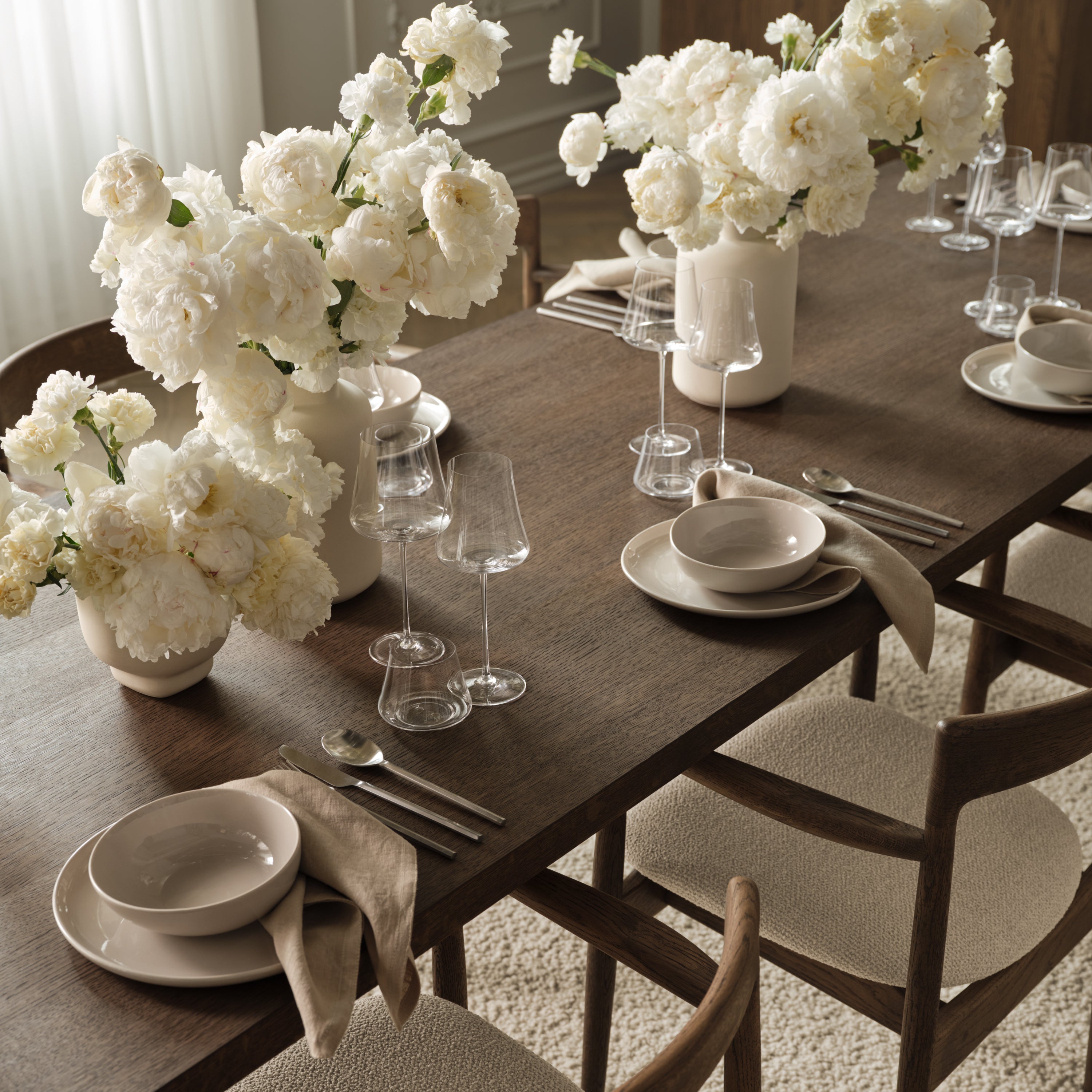 Bolia Graceful Eettafel - B 200 cm - Donker Geolied Eiken