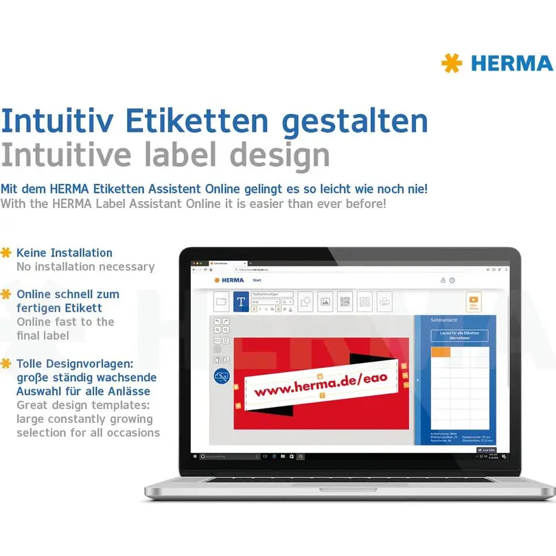 Etiketten 20er-Set Universal-Etiketten