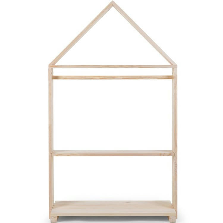 - Grande étagère maison en bois