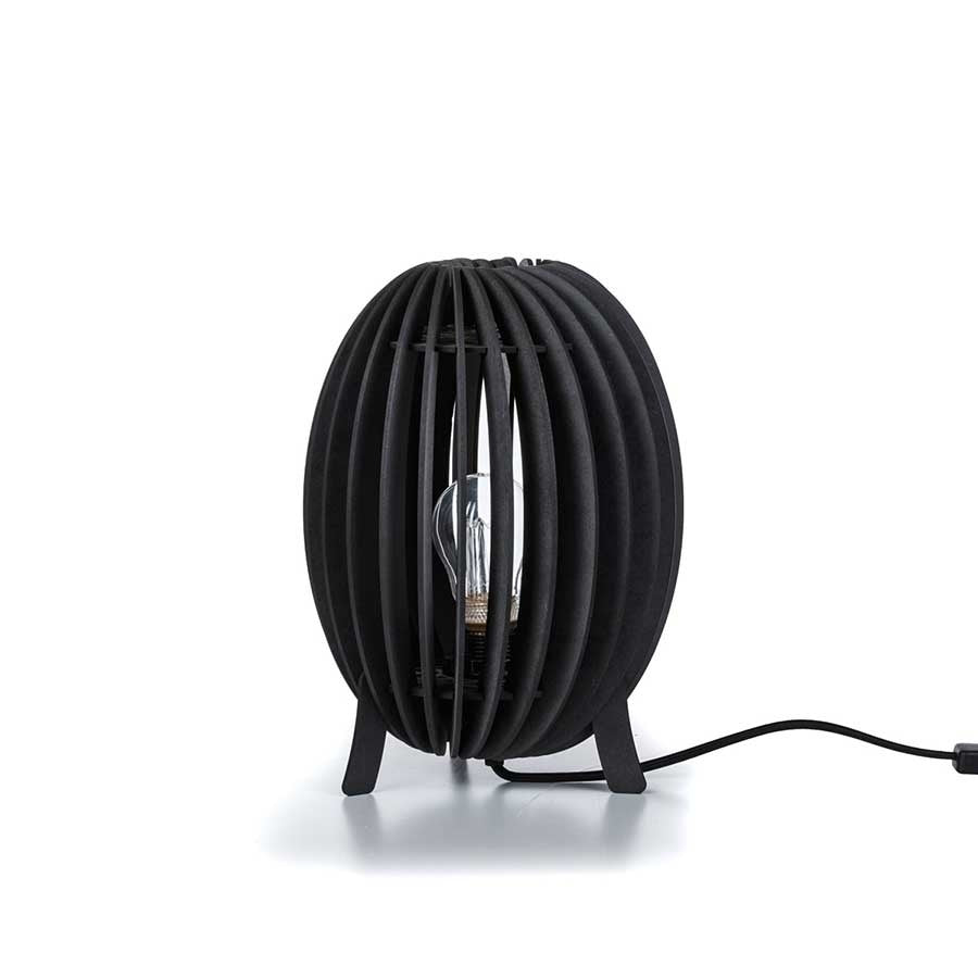 Blij Design tafellamp Swan - 1 lichts - 27 x 27  cm - zwart