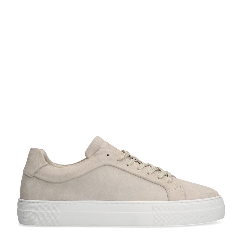 Manfield Beige suède sneakers