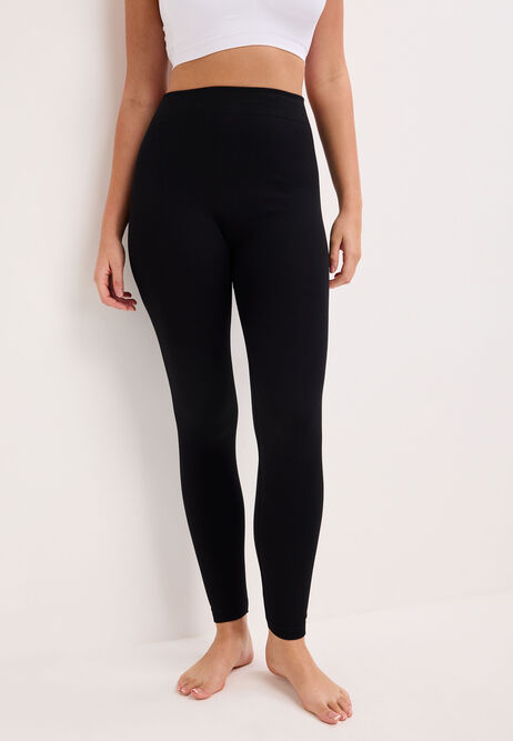 Womens Plain Thermal Heavy Weight Leggings