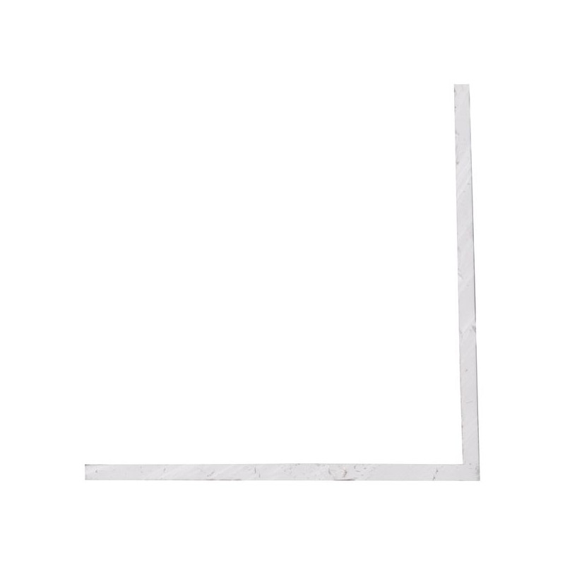 Cornière d'angle en PVC blanc 260 x 3,5 x 3,5 cm