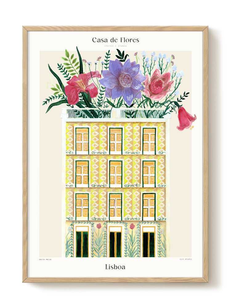 Matos - Casa de Flores - Lisboa - PSTR studio Kunst Poster