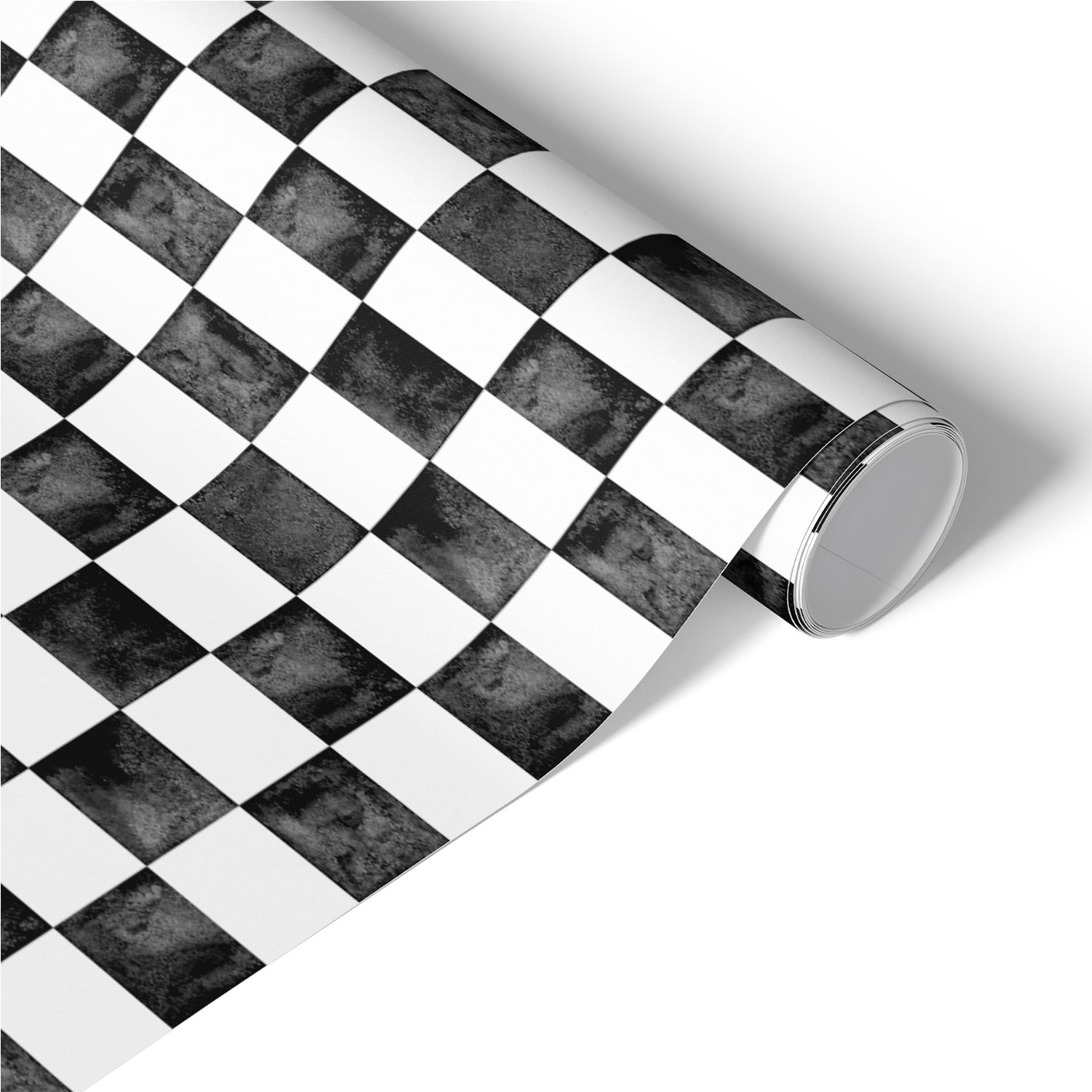 Folia meblowa Minimalistyczna szachownica 50x100 Okleina Laminat