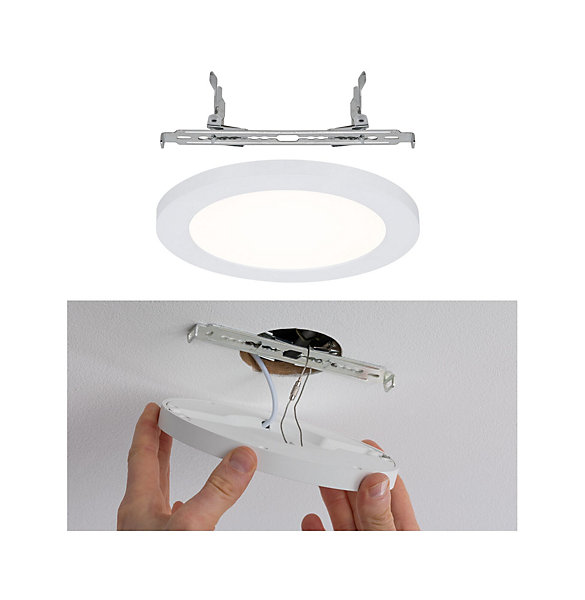 Panneau encastré LED Cover-it Promo rond 165mm 8,8W 880lm 3000K Blanc dépoli