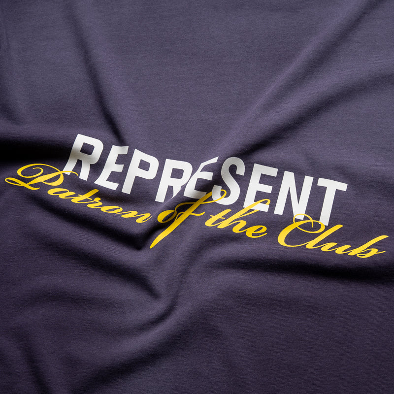 Represent Patron Of The Club Tee - Plum