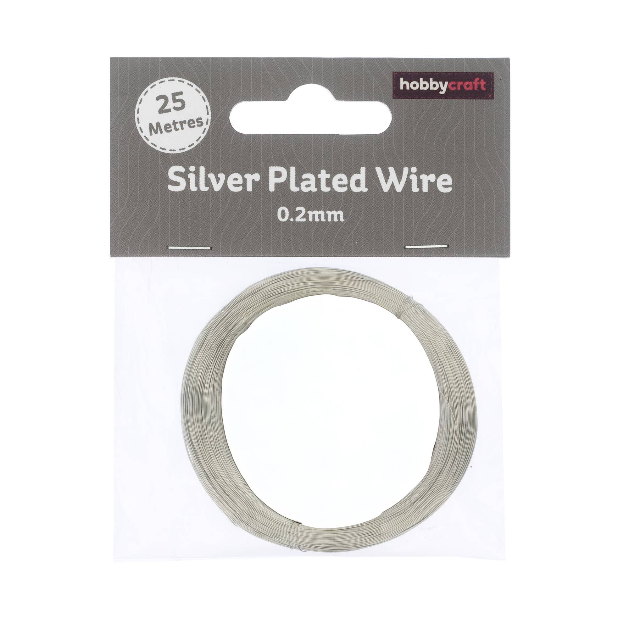 Silver Plated Wire 0.2mm 25 m