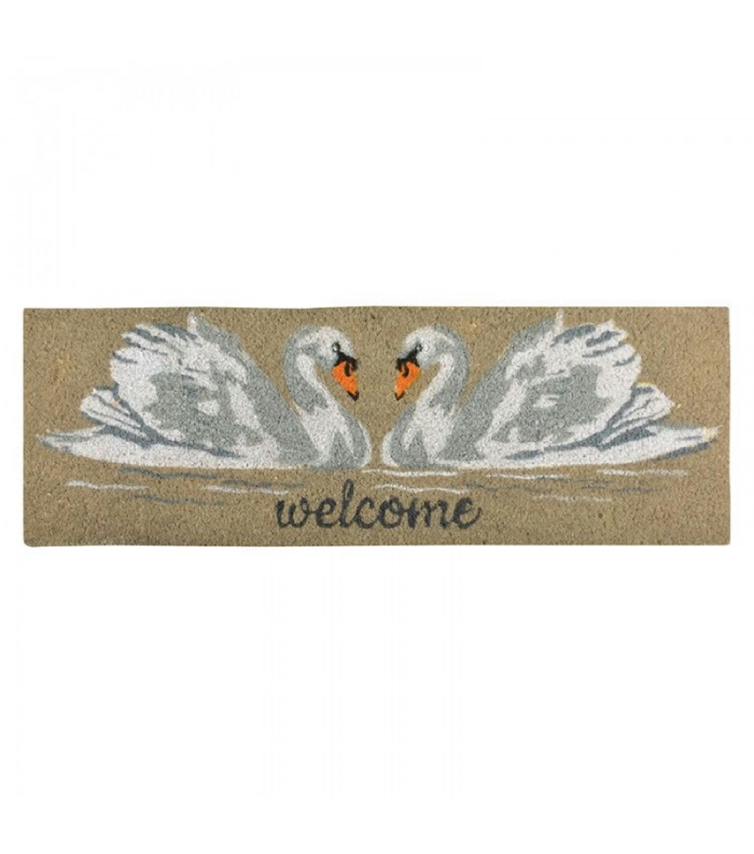 CYGNES WELCOME - Paillasson coco 75x25