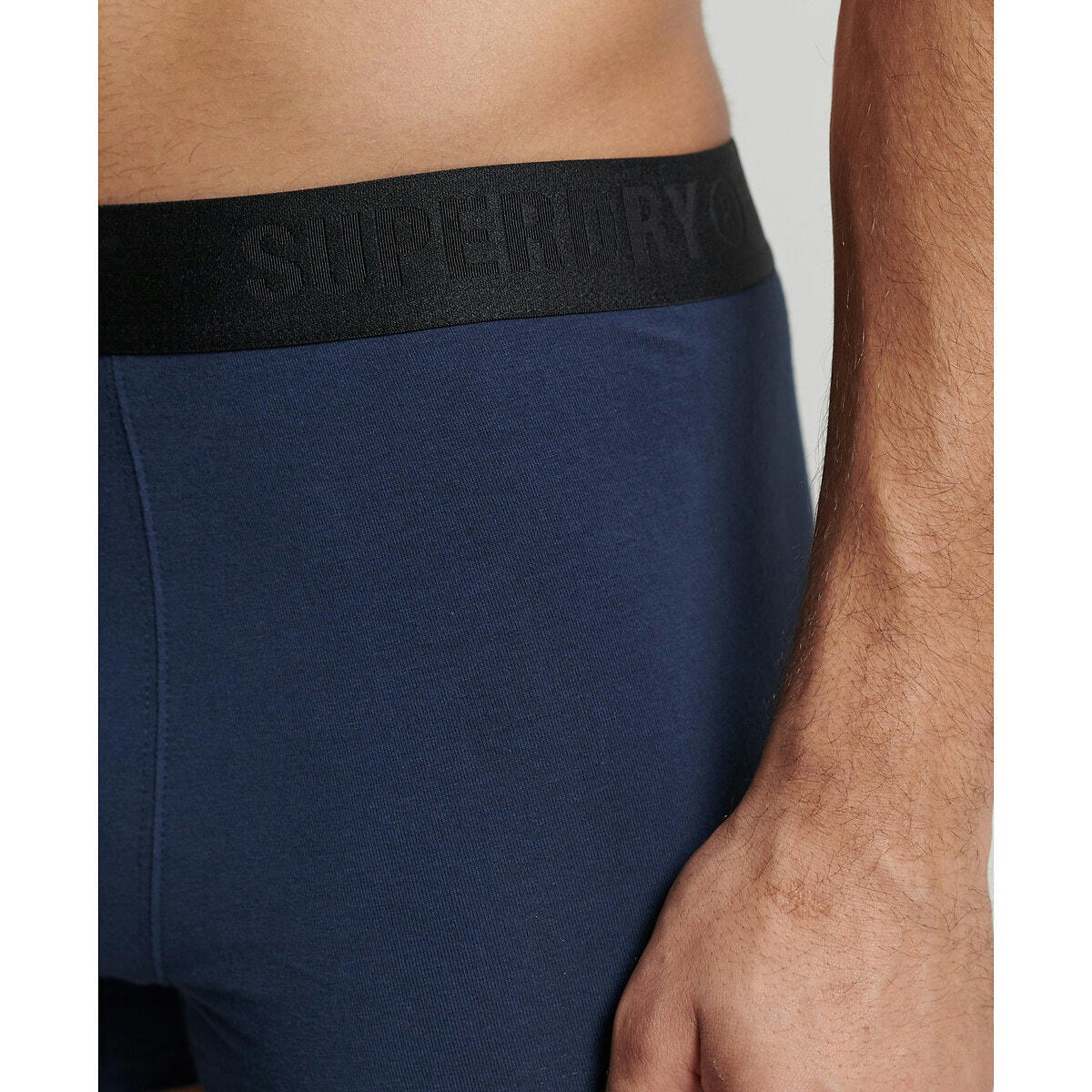Lot de 2 boxers unis