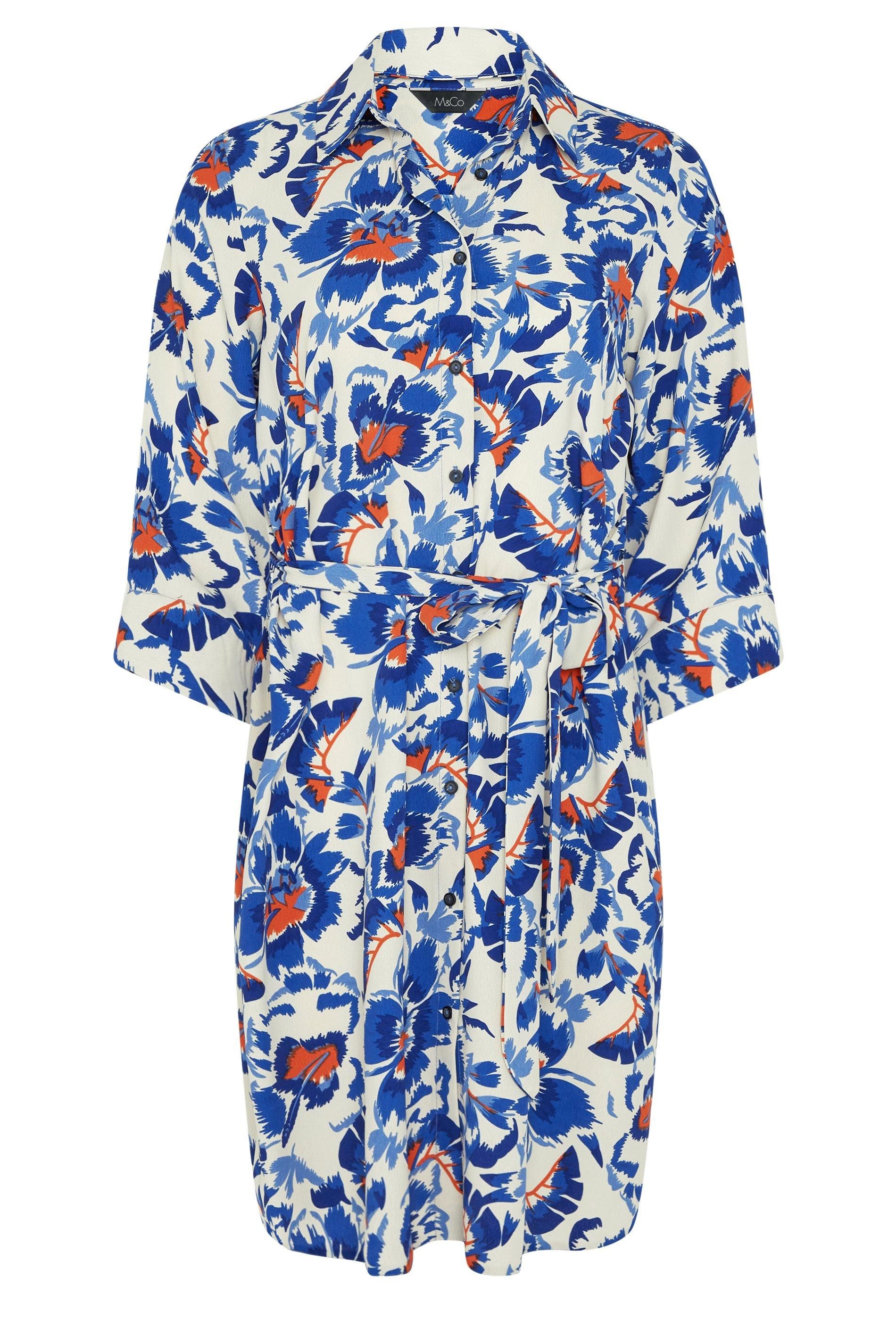 M&Co Tie Tunic Shirt