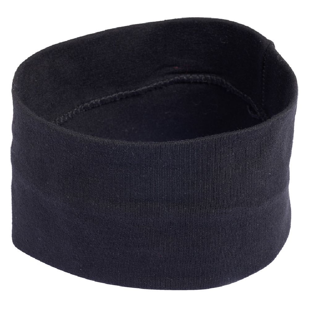 Bandeau large maille noir